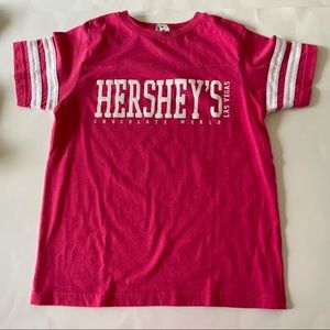 5:$25 Hershey’s World Vegas Tee Pink Size Youth Small